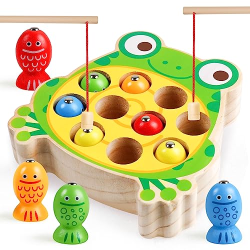 Skrtuan Montessori Holzspielzeug,Spielzeug ab 2 3 4 Jahre Magnet-Angelspielzeug Lernen Feinmotorik, Lernspiele Motorikspielzeug Holz Angelspiel für Kinder Skrtuan Montessori Holzspielzeug,Spielzeug ab 2 3 4 Jahre Magnet-Angelspielzeug Lernen Feinmotorik, Lernspiele Motorikspielzeug Holz Angelspiel für Kinder von Skrtuan