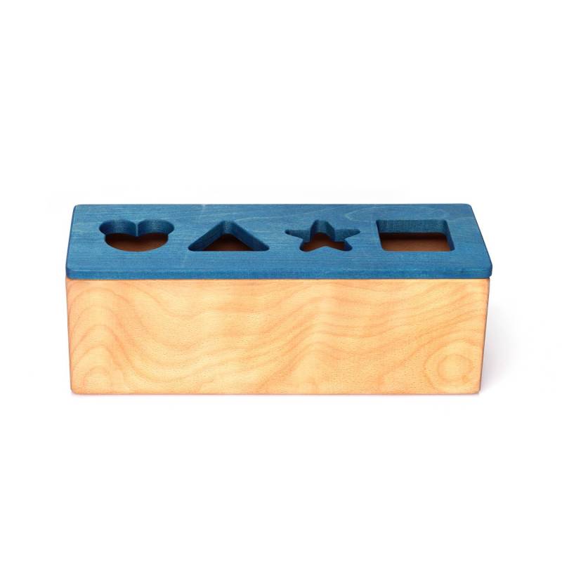 Skule Sortierspiel aus Holz "Cloud" - Blau von Skule