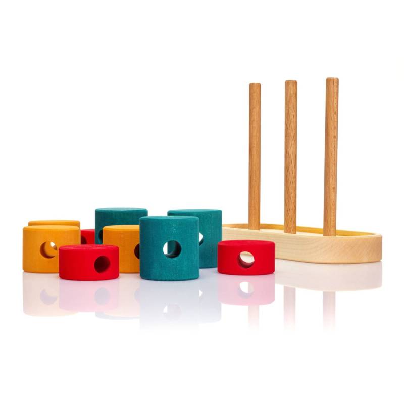 Skule Stapel- und Sortierspiel aus Holz - von Skule
