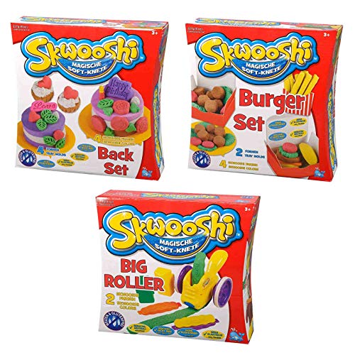Skwooshi Kinder Soft Knete Set Knetmasse Kinderknete Modelliermasse Softknete Spielknete Kindersoftknete von Skwooshi