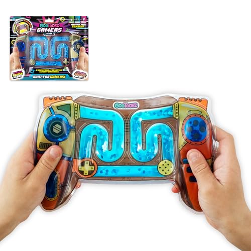 GooToobz Gamer, Squishy Sensory Game Controller gefüllt mit buntem Wasser, ungiftig, kein Durcheinander, quetschbar, Stress- und Angstabbau, gebaut für Gamer (Blue Hydro) von Sky Castle