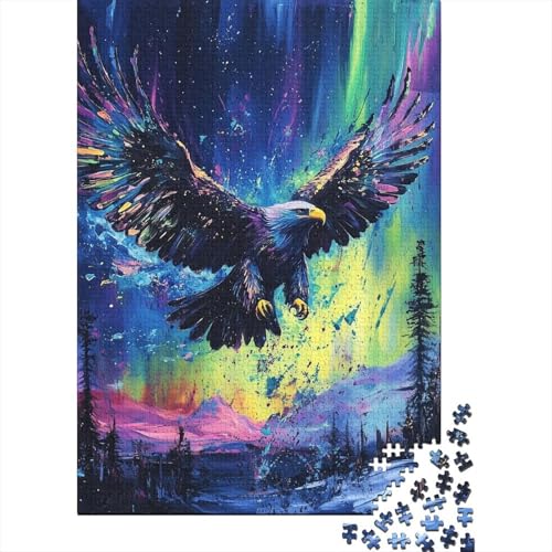 Adler Puzzle 1000-teilige Schwer Puzzle Spielzeug Lernspiel Impossible Herausforderung Spielzeug Für Erwachsene Und Kinder Ab 12 Jahren 1000pcs (75x50cm) von SkyClouf