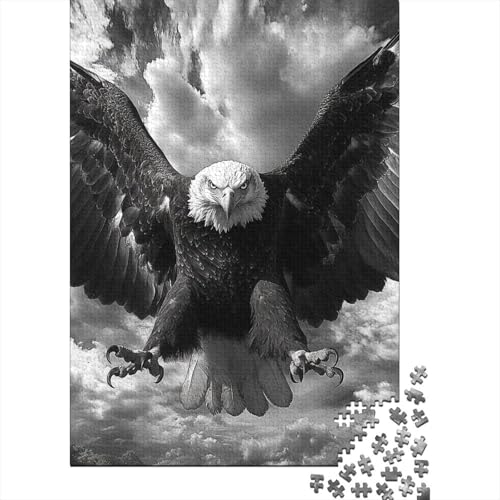 Adler Puzzles 1000 Teile Schwer Puzzle Spielzeug Pädagogisches Spiel Impossible Herausforderungsspielzeug Für Erwachsene Und Kinder in Bewährter 1000pcs (75x50cm) von SkyClouf