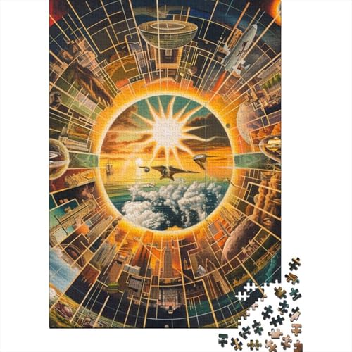 Bildergalerie Puzzle 1000-teilige Schwer Puzzle Spielzeug Lernspiel Impossible Herausforderung Spielzeug Für Erwachsene Kinder 1000pcs (75x50cm) von SkyClouf