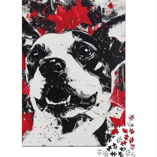 Dalmation Puzzles 1000 Teile Schwer Puzzle Spielzeug Lernspiel Impossible Herausforderung Spielzeug Für Erwachsene Und Kinder Ab 14 Jahren 1000pcs (75x50cm) von SkyClouf