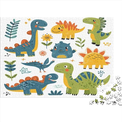 Dinosaurs 1000 Teile Puzzle Für Erwachsene Impossible Puzzle Dinosaurs Geschicklichkeits Spiel Home Dekoration Puzzle Geschenk Spielzeug Holzspielzeug 1000pcs (75x50cm) von SkyClouf
