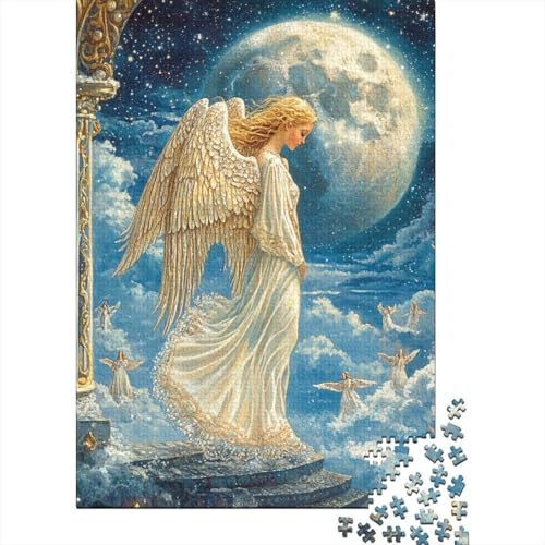 Engel Puzzles 1000-teilige Schwer Puzzle Spielzeug Lernspiel Impossible Herausforderungsspielzeug Für Erwachsene Kinder 1000pcs (75x50cm) von SkyClouf