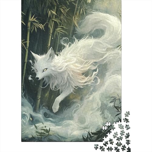 Fuchs Puzzles 1000 Teile Schwer Puzzle Spielzeug Lernspiel Impossible Herausforderungsspielzeug Für Erwachsene Und Kinder Ab 12 Jahren 1000pcs (75x50cm) von SkyClouf