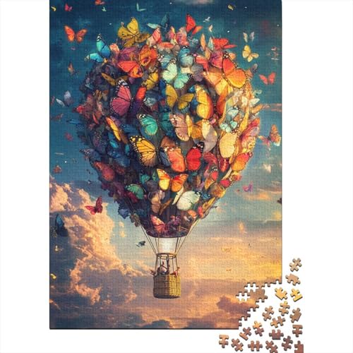Heißluftballon Puzzle 1000 Teile Schwer Puzzle Spielzeug Lernspiel Impossible Herausforderung Spielzeug Für Erwachsene Und Kinder Ab 14 Jahren 1000pcs (75x50cm) von SkyClouf