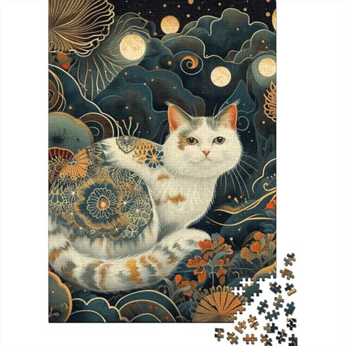 Kätzchen (9) Puzzles 1000-teilige Schwer Puzzle Spielzeug Lernspiel Impossible Herausforderungsspielzeug Für Erwachsene Kinder 1000pcs (75x50cm) von SkyClouf