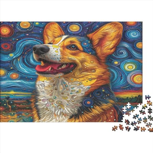 Lächeln Hund Puzzle 1000 Teile Erwachsene Puzzles Für Erwachsene Klassische Puzzles 1000 Teile Erwachsene Puzzlespiel Schwer Pädagogisches Spielzeug Erwachsene Kinder Puzzel 1000pcs (75x50cm) von SkyClouf