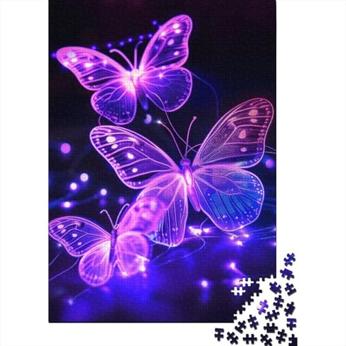 Leuchtende Insekten und Käfermuster Puzzles 1000 Teile Schwer Puzzle Spielzeug Lernspiel Impossible Herausforderungsspielzeug Für Erwachsene Und Kinder Ab 14 Jahren 1000pcs (75x50cm) von SkyClouf