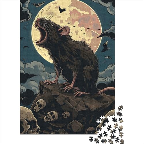 Maus Puzzle 1000-teilige Schwer Puzzle Spielzeug Lernspiel Impossible Herausforderungsspielzeug Für Erwachsene Kinder 1000pcs (75x50cm) von SkyClouf