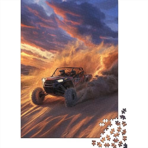Mountain Off-Road Vehicle Puzzle 1000-teilige Schwer Puzzle Spielzeug Pädagogisches Spiel Impossible Herausforderung Spielzeug Für Erwachsene Und Kinder Ab 14 Jahren 1000pcs (75x50cm) von SkyClouf