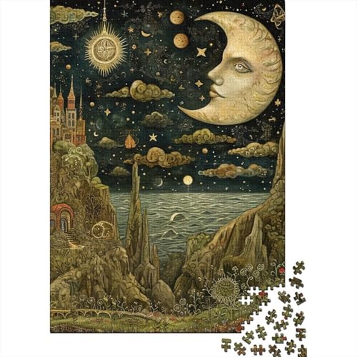 Nachtansicht Puzzles 1000-teilige Schwer Puzzle Spielzeug Lernspiel Impossible Herausforderungsspielzeug Für Erwachsene Kinder 1000pcs (75x50cm) von SkyClouf