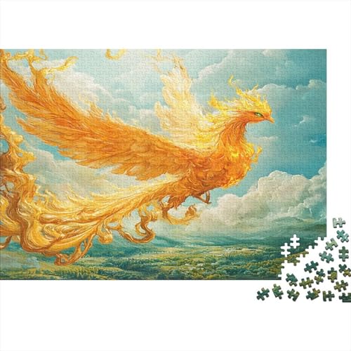 Phoenix Puzzle 1000 Teile Erwachsener Kniffel Spaß Für Die Ganze Familie - Abwechslungsreiche 1000 Puzzleteilige Motive Puzzle Erwachsene, Puzzel 1000pcs (75x50cm) von SkyClouf