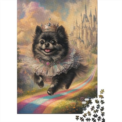 Pomeranier Puzzles 1000-teilige Schwer Puzzle Spielzeug Lernspiel Impossible Herausforderungsspielzeug Für Erwachsene Kinder 1000pcs (75x50cm) von SkyClouf