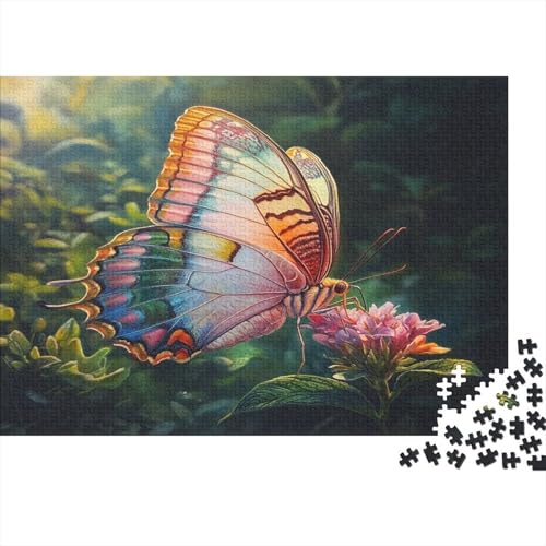 Schmetterling Puzzle 1000 Teile Erwachsener Kniffel Spaß Für Die Ganze Familie - Abwechslungsreiche 1000 Puzzleteilige Motive Puzzle Erwachsene, Puzzel 1000pcs (75x50cm) von SkyClouf