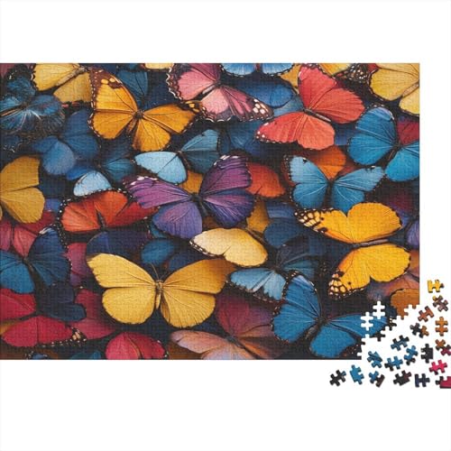 Schmetterling Puzzlespiel 1000 Teile Puzzles Für Erwachsene Lernspiel Herausforderung Spielzeug 1000 Teile Puzzles Für Erwachsene Kinder Erwachsenen Puzzlespiel Puzzel 1000pcs (75x50cm) von SkyClouf