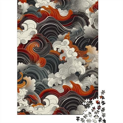 Seewelle Puzzles 1000 Teile Schwer Puzzle Spielzeug Lernspiel Impossible Herausforderungsspielzeug Für Erwachsene Und Kinder Ab 14 Jahren 1000pcs (75x50cm) von SkyClouf