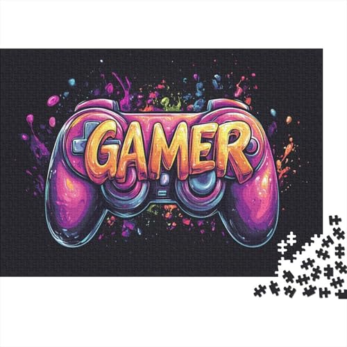 Spieler 1000 Stück Puzzles Für Erwachsene Teenager Stress Abbauen Familien-Puzzlespiel 1000-teiliges Puzzle Kinder Lernspiel Spielzeug Geschenk Puzzel 1000pcs (75x50cm) von SkyClouf