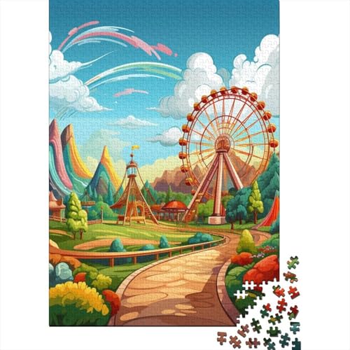 Spielplatz Puzzle 1000 Teile Schwer Puzzle Spielzeug Lernspiel Impossible Herausforderungsspielzeug Für Erwachsene Und Kinder Ab 14 Jahren 1000pcs (75x50cm) von SkyClouf