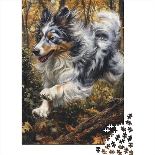 Tibetanischer Mastiff Puzzle 1000-teilige Schwer Puzzle Spielzeug Lernspiel Impossible Herausforderungsspielzeug Für Erwachsene Und Kinder in Bewährter 1000pcs (75x50cm) von SkyClouf