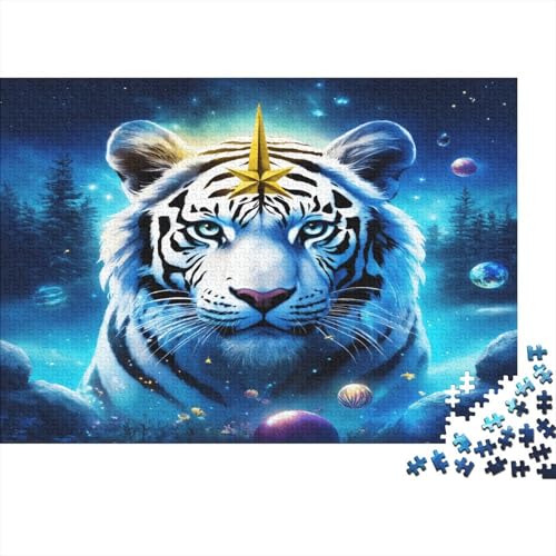 Tiger Puzzle 1000 Teile Erwachsener Kniffel Spaß Für Die Ganze Familie - Abwechslungsreiche 1000 Puzzleteilige Motive Puzzlespiel Erwachsene, Puzzel 1000pcs (75x50cm) von SkyClouf