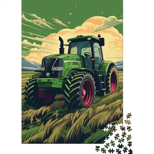 Traktor Equipment Truck Puzzle 1000 Teile Schwer Puzzle Spielzeug Pädagogisches Spiel Impossible Herausforderung Spielzeug Für Erwachsene Und Kinder Ab 14 Jahren 1000pcs (75x50cm) von SkyClouf