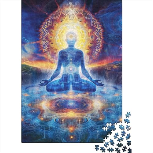 Traum Buddha Puzzle 1000 Teile Schwer Puzzle Spielzeug Lernspiel Impossible Herausforderung Spielzeug Für Erwachsene Kinder 1000pcs (75x50cm) von SkyClouf