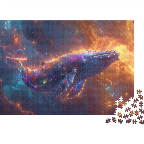 Walfisch 1000 Teile Puzzle Erwachsene Puzzel Impossible Puzzle Walfisch Für Die Ganze Familie Wohnkultur Einzigartiges Geschenk Moderne Wohnkultur 1000pcs (75x50cm) von SkyClouf