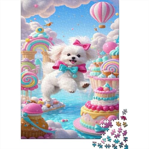 Weißes Hündchen Puzzles 1000 Stücke Unmögliches Puzzle Schwierig Abzuschließen Bildungsspiele Weißes Hündchen Home Dekoration Puzzle Primitives Holzpuzzle Geschenk Für Kinder 1000pcs (75x50cm) Weißes Hündchen Puzzles 1000 Stücke Unmögliches Puzzle Schwierig Abzuschließen Bildungsspiele Weißes Hündchen Home Dekoration Puzzle Primitives Holzpuzzle Geschenk Für Kinder 1000pcs (75x50cm) von SkyClouf