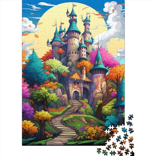 Wunderland Puzzle 1000-teilige Schwer Puzzle Spielzeug Lernspiel Impossible Herausforderung Spielzeug Für Erwachsene Kinder 1000pcs (75x50cm) von SkyClouf