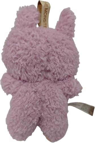 SkyJoy La-bu-bu Schlüsselanhänger, la-bu-bu Plüschpuppe, Geschenke für Jungen und Mädchen, la-bu-bu Plüschanhänger, la-bu-bu Plüschpuppe, Anhänger süßes Spielzeug Geburtstagsgeschen(Rosa) von SkyJoy