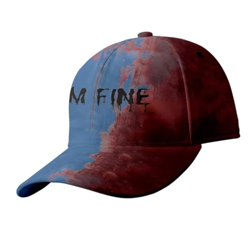 SkyPOOU Einzigartige Baseballmütze mit Blutdruck für Halloween, verstellbare Baseballmützen für Damen und Herren, Party-Kostüm-Hut SkyPOOU Einzigartige Baseballmütze mit Blutdruck für Halloween, verstellbare Baseballmützen für Damen und Herren, Party-Kostüm-Hut von SkyPOOU