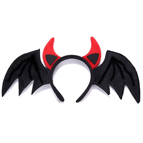 SkyPOOU Haarband in Fledermaus-Form, Halloween-Kostüm, Kopfbedeckung, Morgenwasch, Haar-Accessoire, Haarband von SkyPOOU