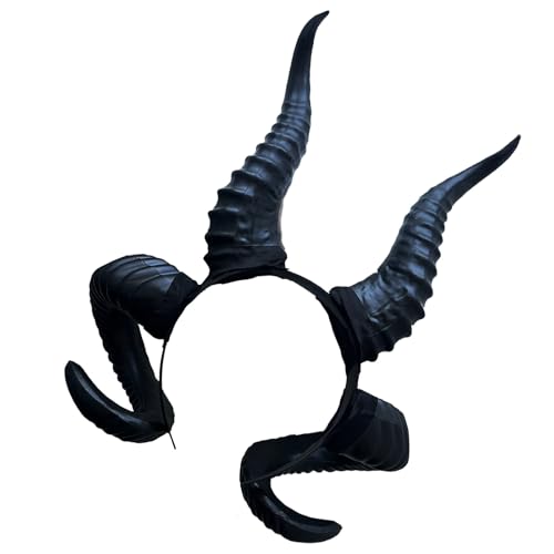 SkyPOOU Halloween-Haarreif mit Teufelshörnern, verstellbar, bequem, Themenparty-Zubehör für Cosplay und Themenpartys. Zwei Paar Stirnbänder SkyPOOU Halloween-Haarreif mit Teufelshörnern, verstellbar, bequem, Themenparty-Zubehör für Cosplay und Themenpartys. Zwei Paar Stirnbänder von SkyPOOU