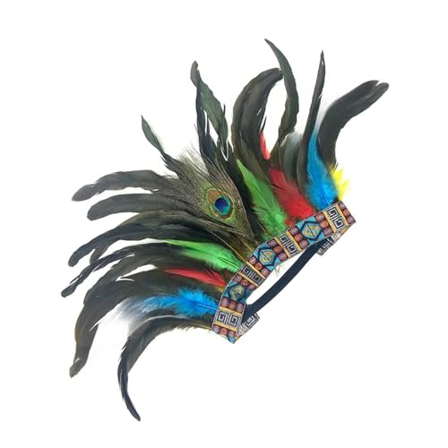 SkyPOOU Indisches Haarband für Karneval, Feier, gefiedert, für Erwachsene, Cosplay, ethnisches Haarband, für Mottoparty, Gelb, ca. 50 x 26 cm SkyPOOU Indisches Haarband für Karneval, Feier, gefiedert, für Erwachsene, Cosplay, ethnisches Haarband, für Mottoparty, Gelb, ca. 50 x 26 cm von SkyPOOU