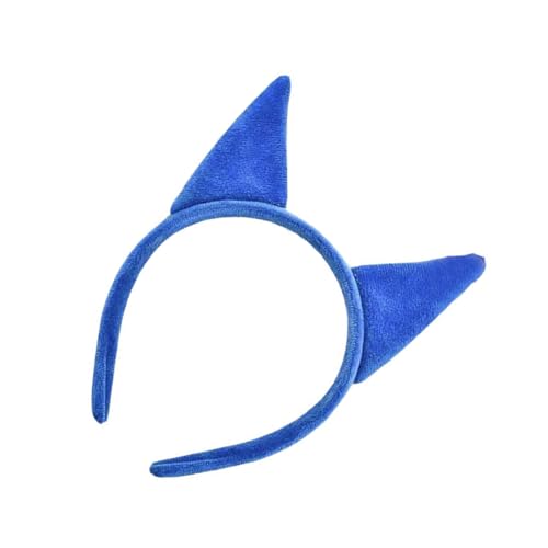 SkyPOOU Plüsch-Haarreif mit Hundeohren für Party, Halloween, Party, Cosplay, Kopfschmuck, Mädchen, Gesicht, Waschen, Stirnband, lustig, blau, ca. 55–60 cm SkyPOOU Plüsch-Haarreif mit Hundeohren für Party, Halloween, Party, Cosplay, Kopfschmuck, Mädchen, Gesicht, Waschen, Stirnband, lustig, blau, ca. 55–60 cm von SkyPOOU