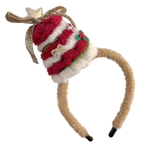 SkyPOOU Schönes Haarband mit Weihnachtsmotiven, für Weihnachten, Party, Verkleidungen, Neujahr, Festival, Dekoration, Familientreffen, Kopfschmuck, Rötungen, ca. 55–60 cm SkyPOOU Schönes Haarband mit Weihnachtsmotiven, für Weihnachten, Party, Verkleidungen, Neujahr, Festival, Dekoration, Familientreffen, Kopfschmuck, Rötungen, ca. 55–60 cm von SkyPOOU