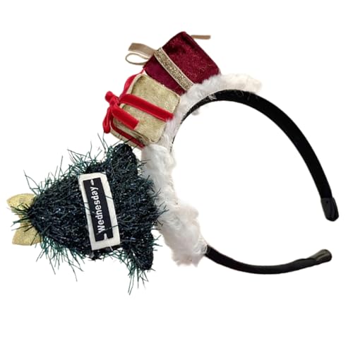 SkyPOOU Schönes Haarband mit Weihnachtsmotiven, für Weihnachten, Party, Verkleidungen, Neujahr, Festival, Dekoration, Familientreffen, Kopfschmuck, Schwarz, ca. 55–60 cm SkyPOOU Schönes Haarband mit Weihnachtsmotiven, für Weihnachten, Party, Verkleidungen, Neujahr, Festival, Dekoration, Familientreffen, Kopfschmuck, Schwarz, ca. 55–60 cm von SkyPOOU