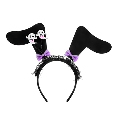 SkyPOOU Spitzen-Stirnbänder mit Hasenohren, Haarreifen für Halloween, Party, Schleife, Kürbis, Verkleidung, Schleife, Stirnband. Stil drei SkyPOOU Spitzen-Stirnbänder mit Hasenohren, Haarreifen für Halloween, Party, Schleife, Kürbis, Verkleidung, Schleife, Stirnband. Stil drei von SkyPOOU