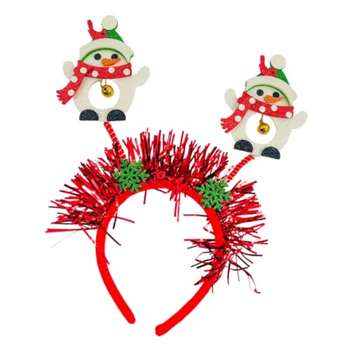 SkyPOOU Weihnachts-Stirnband mit Schneemann, verstellbar, festlich, Haarschmuck, Urlaubsparty, Kopfschmuck für Frauen und Rötungen SkyPOOU Weihnachts-Stirnband mit Schneemann, verstellbar, festlich, Haarschmuck, Urlaubsparty, Kopfschmuck für Frauen und Rötungen von SkyPOOU