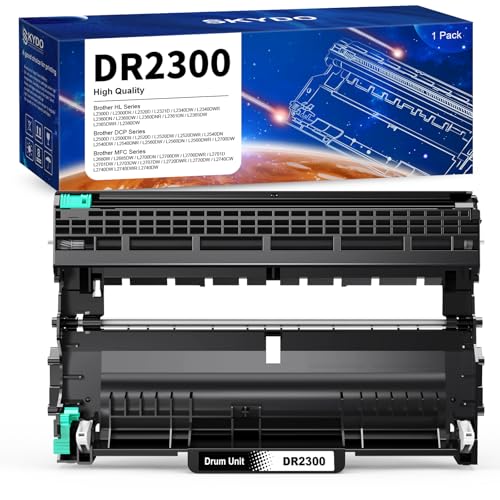 DR2300 Trommel Kompatibel für Brother DR-2320 Trommel DR2320 TN-2320 Toner für Brother MFC-L2700DW MFC-L2700DN MFC-L2720DW HL-L2340DW HL-L2300D DCP-L2520DW DCP-L2540DN MFC-L2740DW DR2300 Trommel Kompatibel für Brother DR-2320 Trommel DR2320 TN-2320 Toner für Brother MFC-L2700DW MFC-L2700DN MFC-L2720DW HL-L2340DW HL-L2300D DCP-L2520DW DCP-L2540DN MFC-L2740DW von Skydo