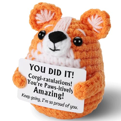 2025 Abschlussgeschenke für Sie und Ihn, Mini-Corgi, lustig, positiv, gehäkelt, Corgi You Did it, bestes College-Abschlussgeschenk für Frauen, Männer, Tochter, Sohn, Freunde, Krankenschwester 2025 Abschlussgeschenke für Sie und Ihn, Mini-Corgi, lustig, positiv, gehäkelt, Corgi You Did it, bestes College-Abschlussgeschenk für Frauen, Männer, Tochter, Sohn, Freunde, Krankenschwester von Skyists
