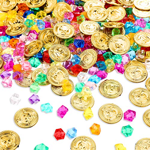 Skylety 200 Goldmünzen Piratenschatz Set 100 Piraten Goldmünzen Kinder 100 Piraten Edelsteine Kinder Piraten Diamant Piraten Spielzeug für Piraten Deko Schatzkiste Kindergeburtstag Halloween Skylety 200 Goldmünzen Piratenschatz Set 100 Piraten Goldmünzen Kinder 100 Piraten Edelsteine Kinder Piraten Diamant Piraten Spielzeug für Piraten Deko Schatzkiste Kindergeburtstag Halloween von Skylety