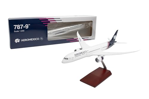 SkyMarks Daron Aeroméxico 787-9 1/200 Sammlerstück, spritzgegossenes Kunststoff-Flugzeugmodell mit Kunststoffständer, ab 14 Jahren SkyMarks Daron Aeroméxico 787-9 1/200 Sammlerstück, spritzgegossenes Kunststoff-Flugzeugmodell mit Kunststoffständer, ab 14 Jahren von Skymarks
