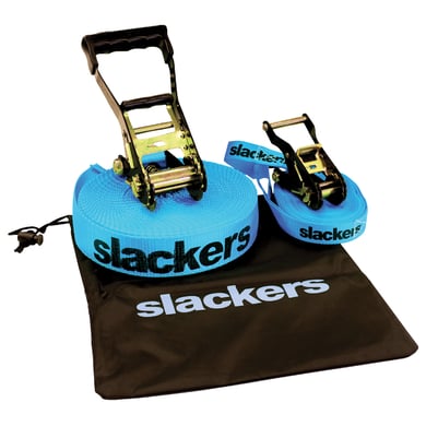 slackers® Slackline Classic Inkl. Teaching Line von Slackers