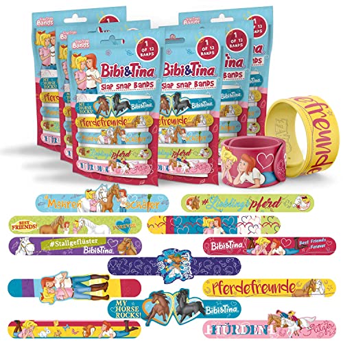 Craze Slap-Snap-Bands Bibi & Tina Bundle 6 Foilbags-Unisex-Child 14363 Craze Slap-Snap-Bands Bibi & Tina Bundle 6 Foilbags-Unisex-Child 14363 von Slap Snap Bands