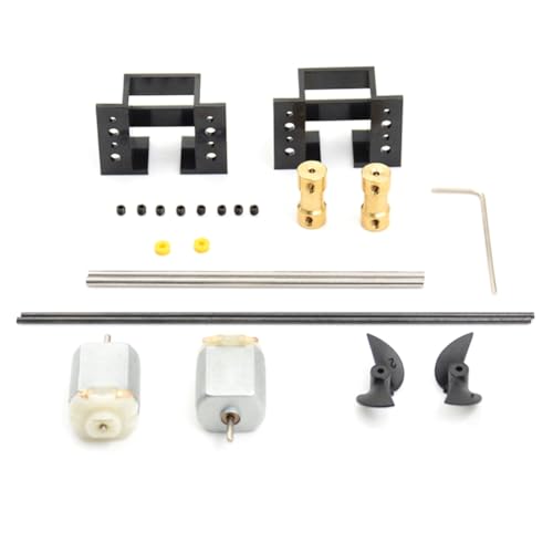 Slicooken Komplette RC -Bootsteileantriebsset System 130 mit Motorsitz+Kupferkopplung+15 cm Welle+Propeller Slicooken Komplette RC -Bootsteileantriebsset System 130 mit Motorsitz+Kupferkopplung+15 cm Welle+Propeller von Slicooken